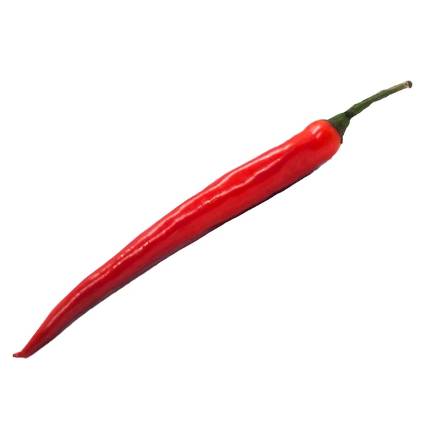 Close-up van een enkele rode chili peper