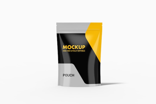Close-up van Pouch Mockup