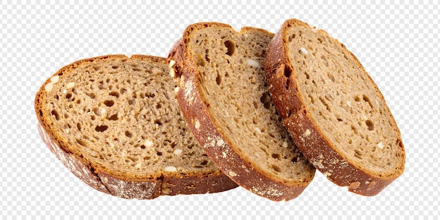 Close-up van vers gesneden roggebrood