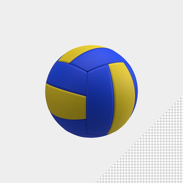 close up on volley ball isolated premium psd
