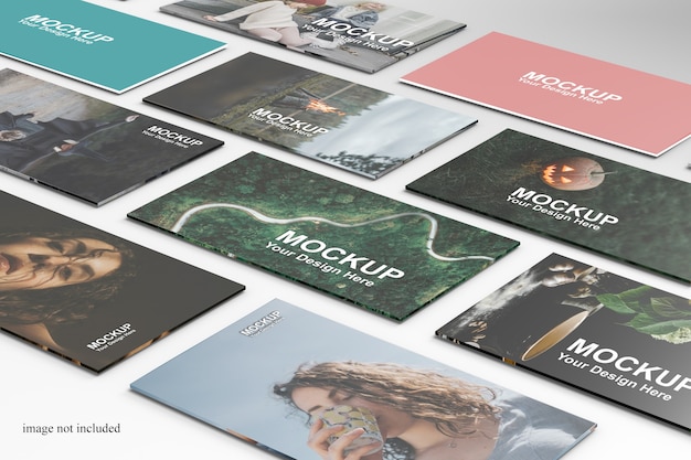 PSD close up on web presentation mockup