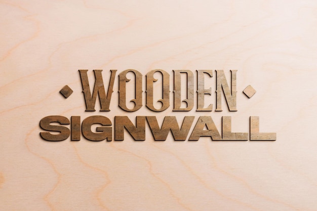 PSD close up on wood texture mockup