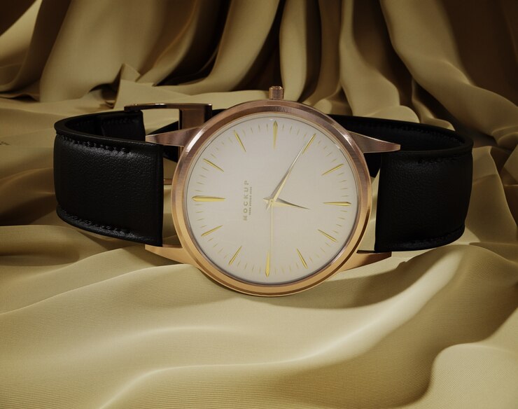 PSD close up on wristwatch mockup