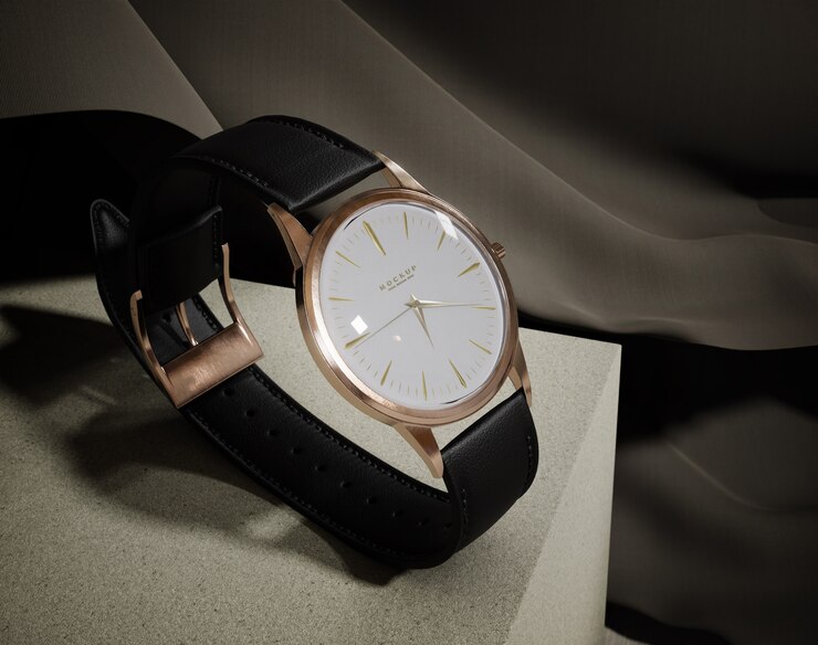 PSD close up on wristwatch mockup