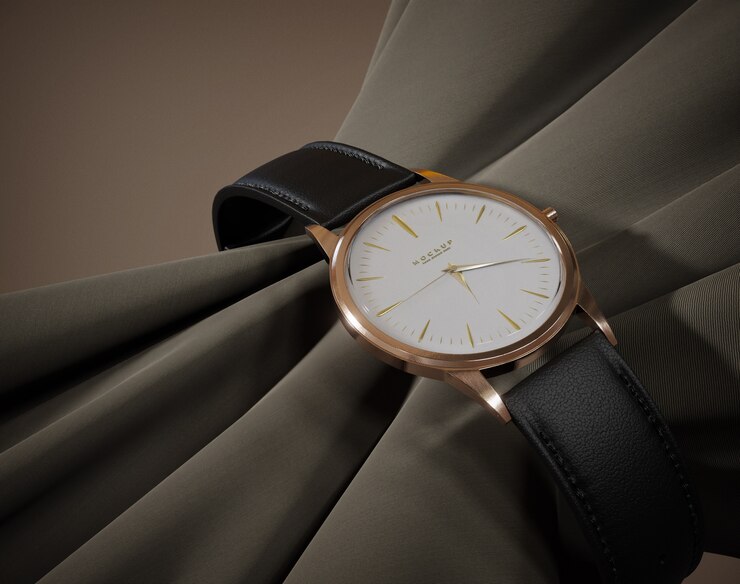 PSD close up on wristwatch mockup
