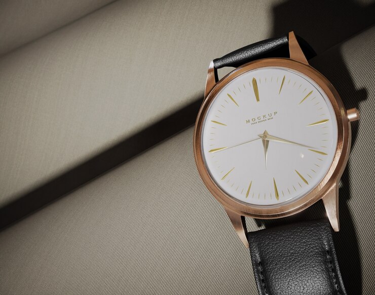 PSD close up on wristwatch mockup