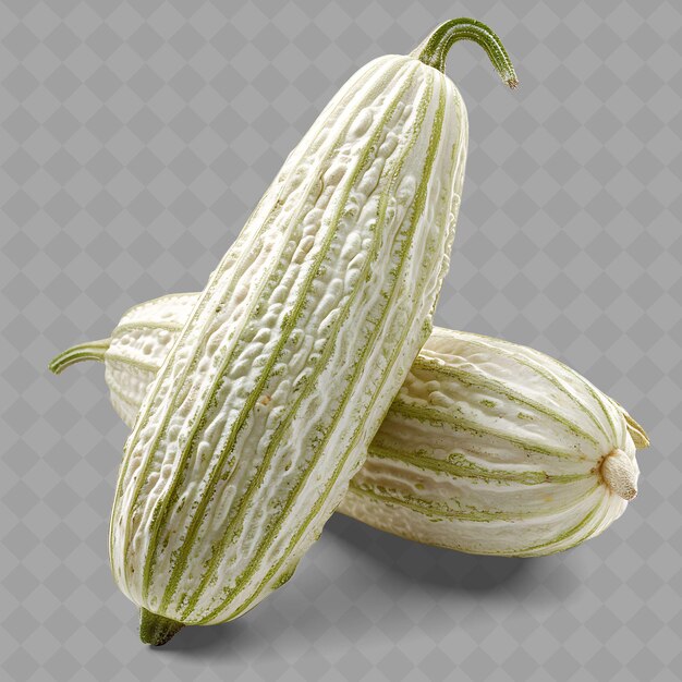 PSD a close up of a zucchini on a transparent background