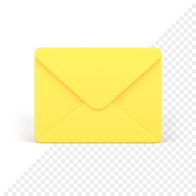 Closed Envelope 3D Icon
