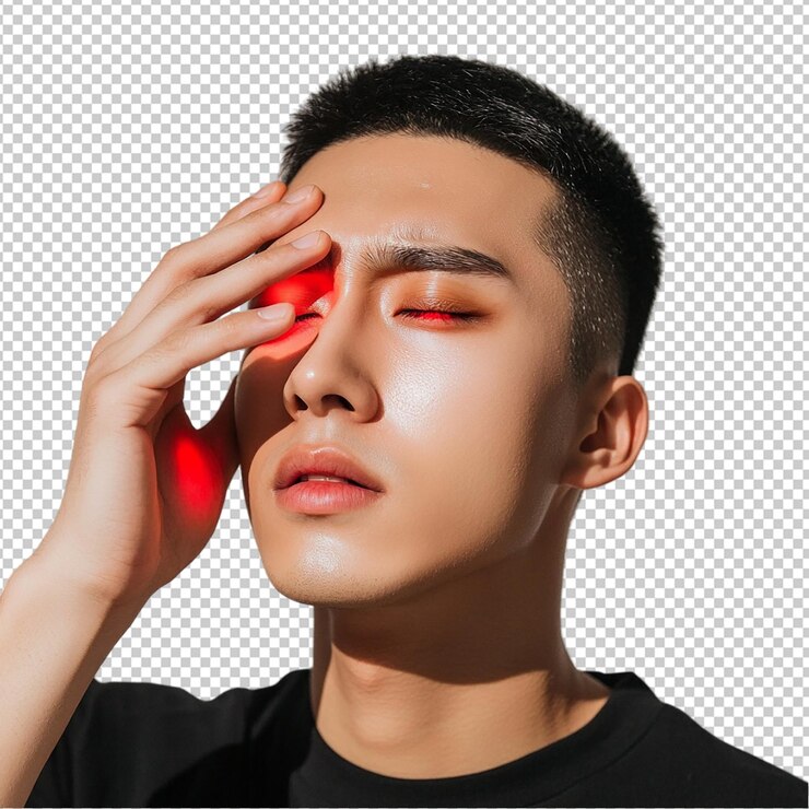 PSD 人間の眼のクローズアップ