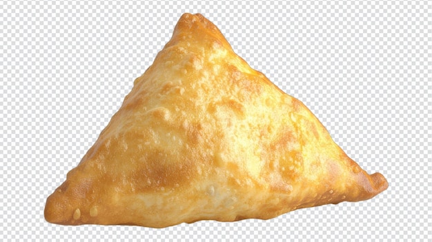 a closeup image of a golden samosa with crispy edges perfect for culinary promotions blogs and recipe books