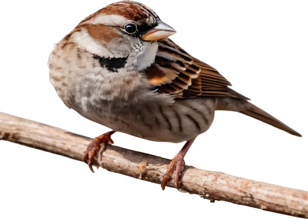 PSD a closeup photo of a cute sparrow bird