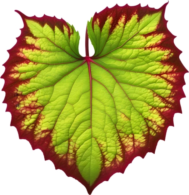 A closeup shot of a beautiful leaf aigenerated