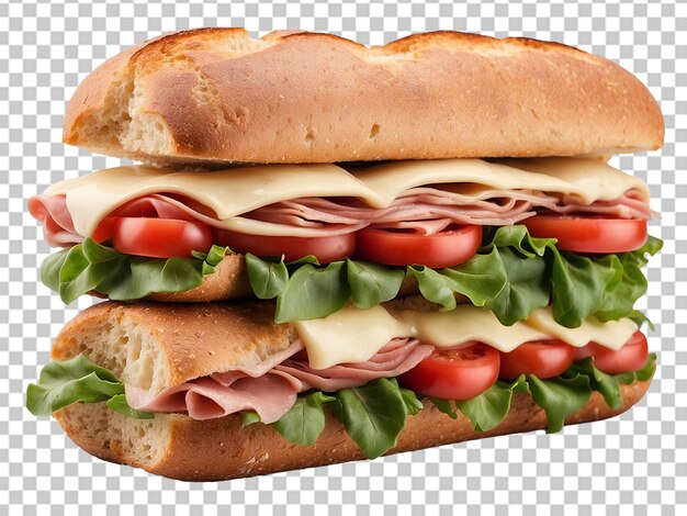 PSD una ripresa ravvicinata di un panino deliziosamente fatto