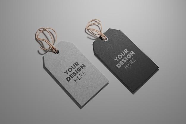 clotes label mockup