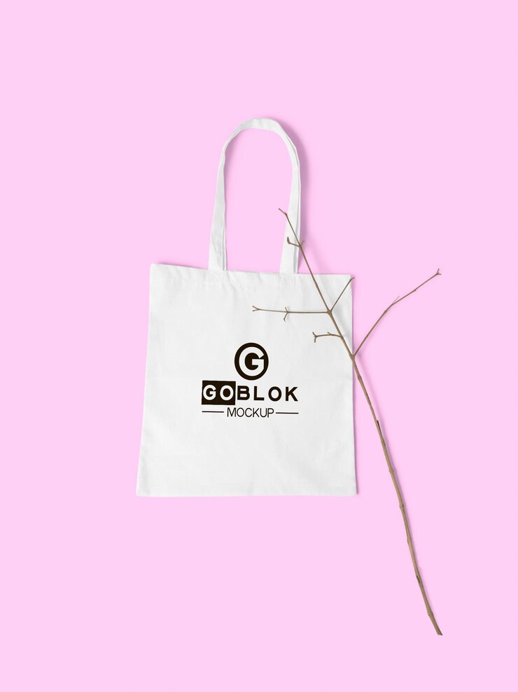 PSD 布トートバッグモックアップ