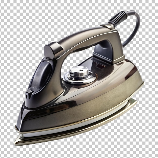 PSD clothes iron isolated on transparent background