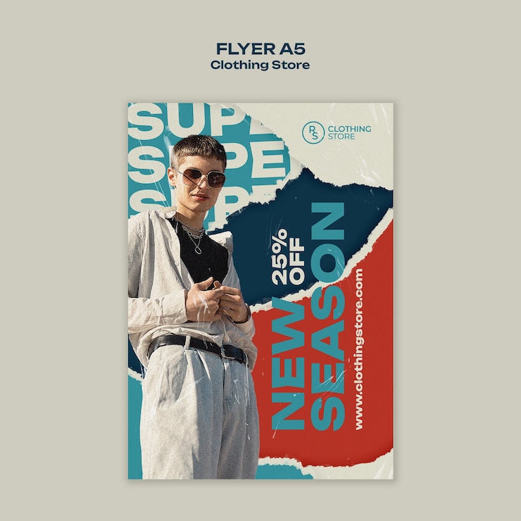 PSD 의류 상점 비즈니스 템플릿