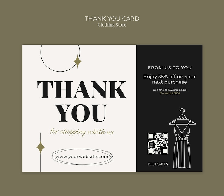 PSD clothing store business template