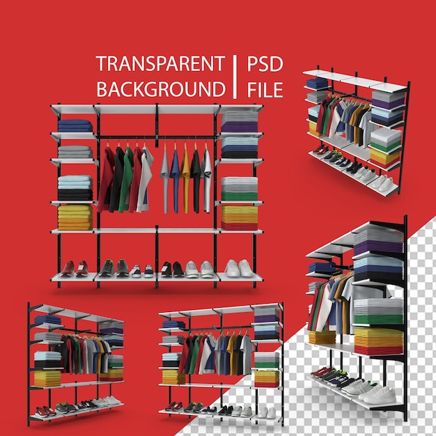 clothing store shelves png