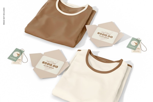 clothing store stationery mockup mosaic