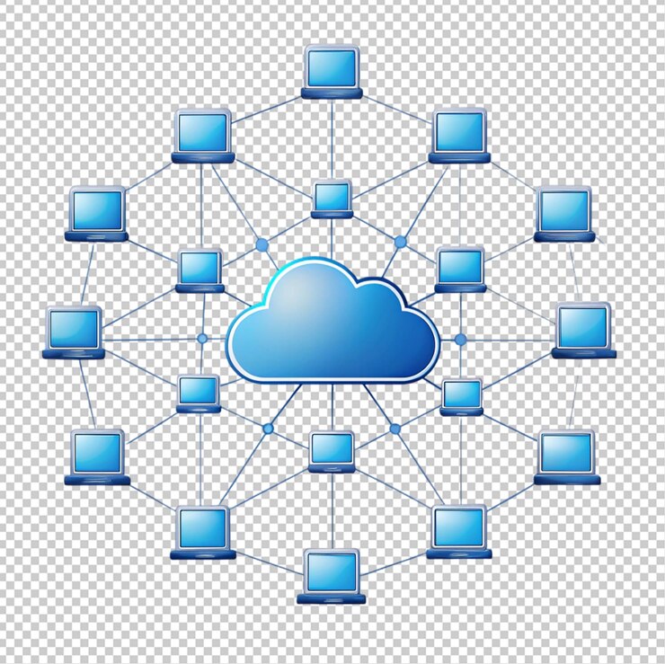 PSD cloud computing diagram