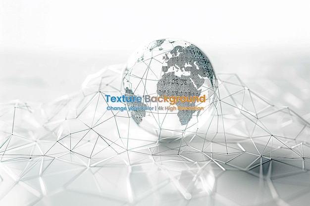 Cloud Computing i globalne sieci Koncepcja projektowania z globem ziemskim i siecią geometryczną