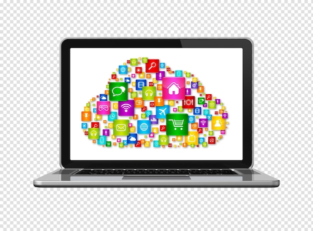 PSD cloud computing laptop