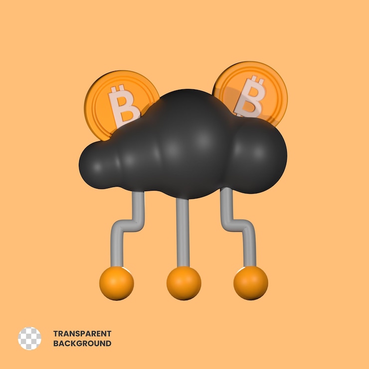 PSD cloud crypto 3d