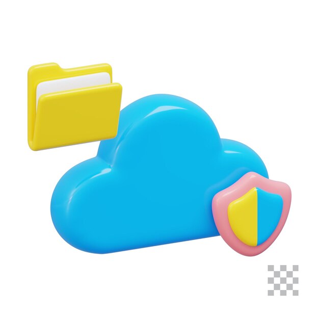 cloud data protected with folder shield