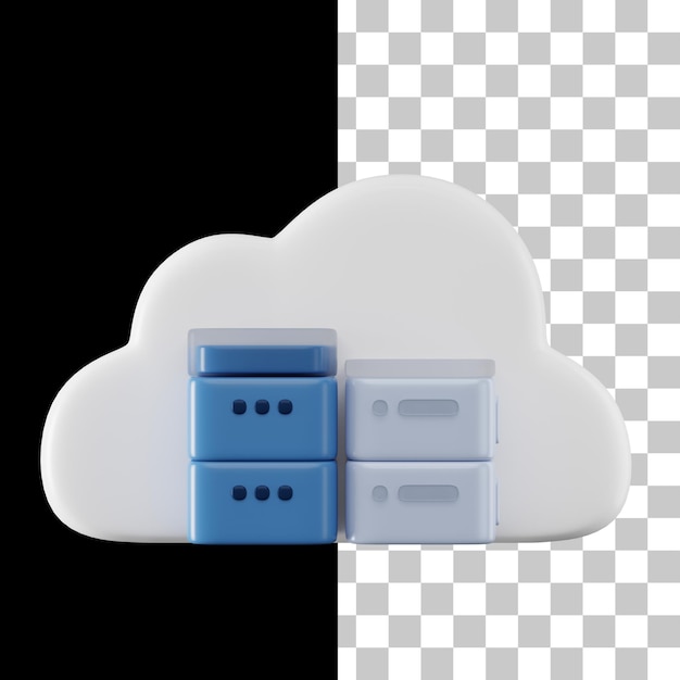 Cloud Database 3D -kuvake