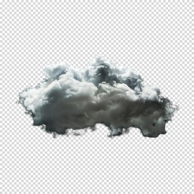 Cloud isolated on transparent background