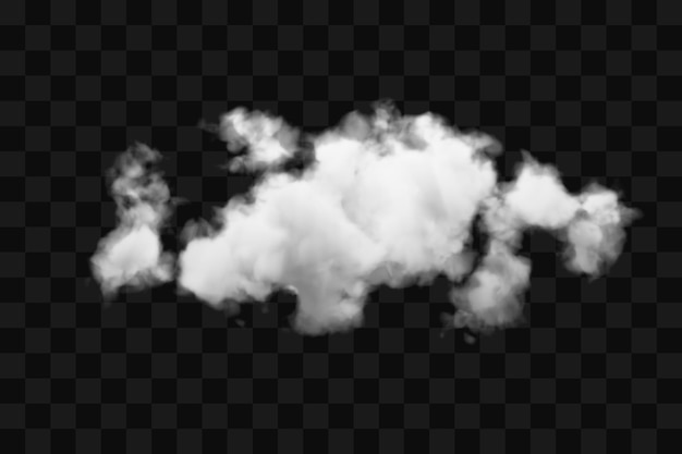 PSD cloud isolated