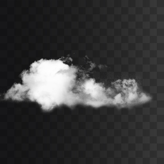 Cloud png isolated on a transparent background