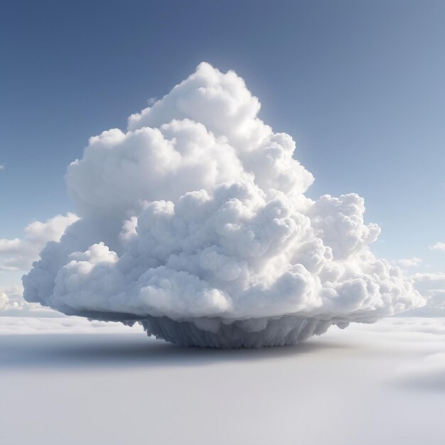 Cloud psd on a white background