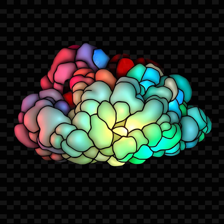 PSD a cloud that has the word cloud on it