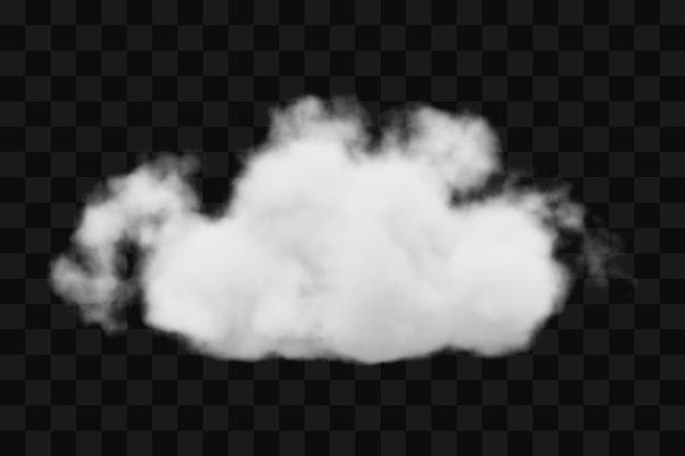 Cloud on transparent background