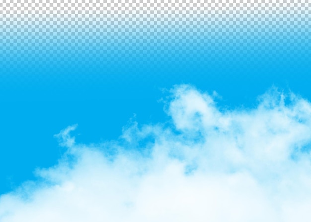 clouds isolated transparency background