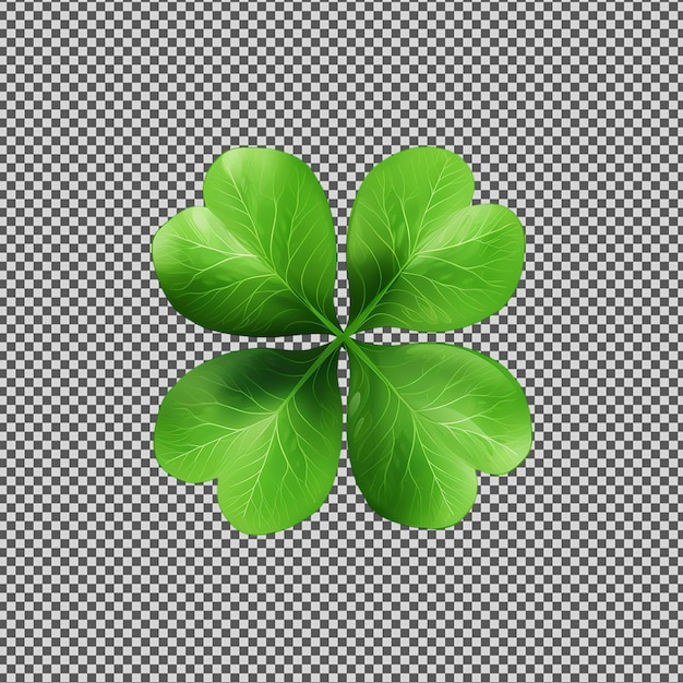 PSD a clover with a leaf clover on it