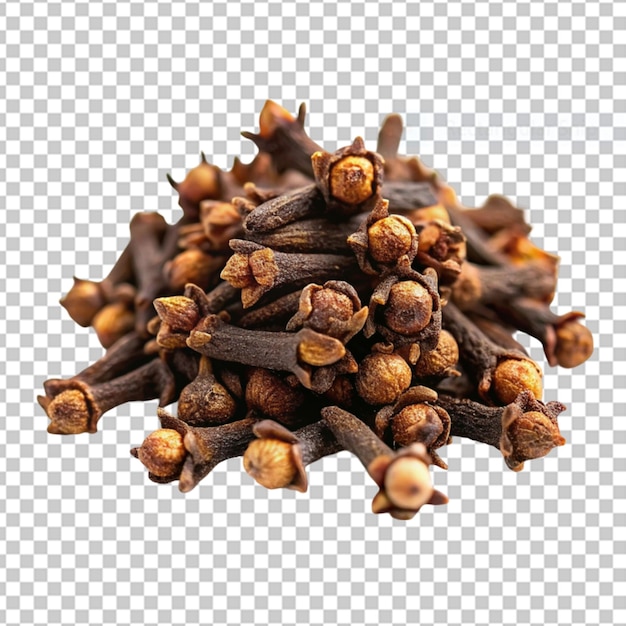 PSD cloves isolated on transparent background