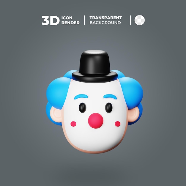 Clown voor 3D-objecten