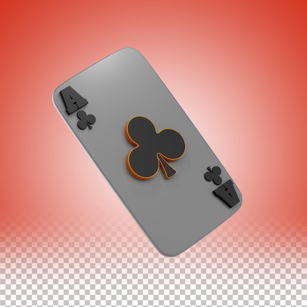 アイスクラブ カード アイコン 3D イラスト