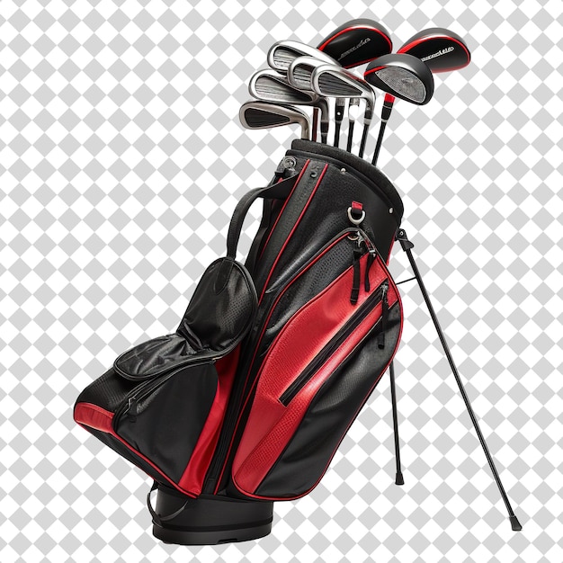 PSD club golf equipment isolated on transparent background png file format