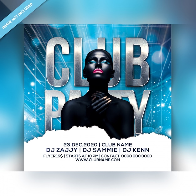 Club party flyer