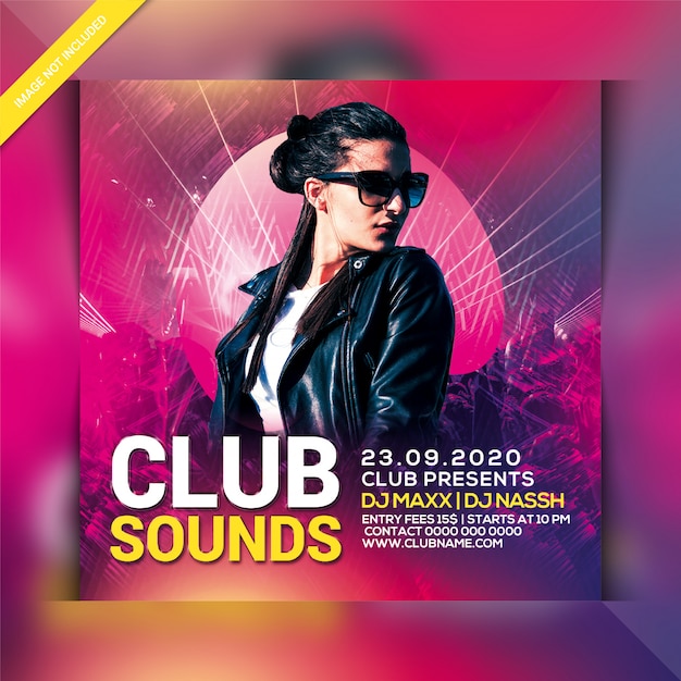 Club Sounds Party Flyer