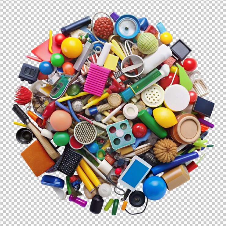 PSD cluster isolated on transparent background