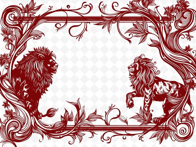 PSD cnc frame design outline art per il formato png svg vettoriale perfetto per progetti decorativi e creativi