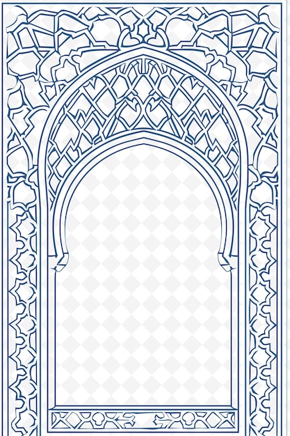 PSD cnc frame design outline art for vector svg png format perfect for decor and creative projects