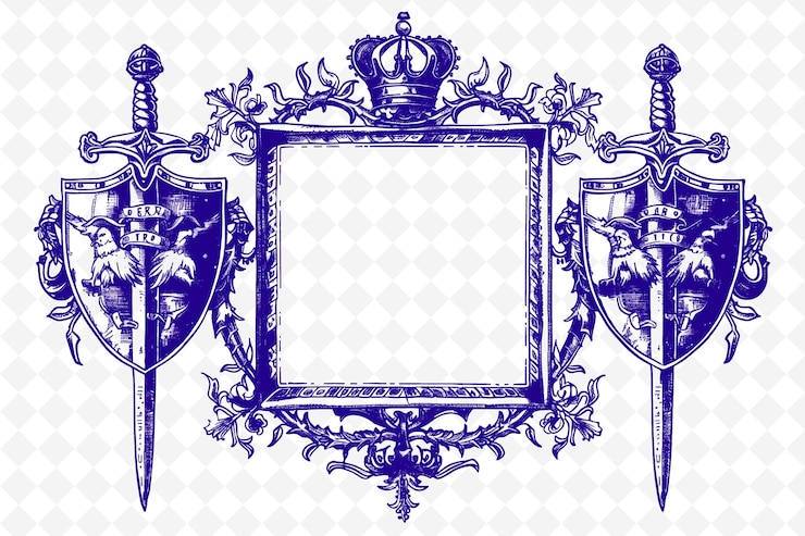 PSD cnc frame design outline art voor vector svg png formaat perfect voor decor en creatieve projecten