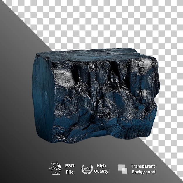 coal isolated on transparent background