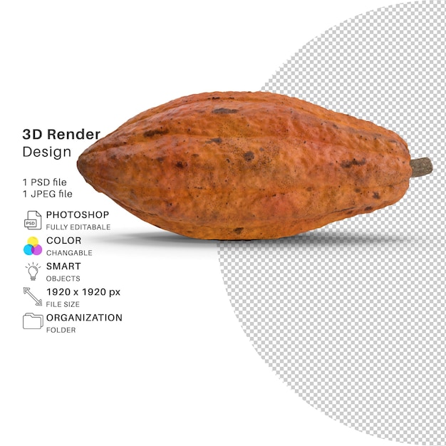 PSD coca fruit modelowanie 3d plik psd realistyczny